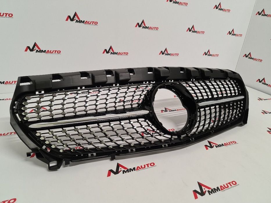 Grelha Frontal Mercedes CLA W117 Diamond Black
