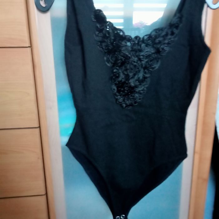 Body czarne, bawełniane Betty Blue L