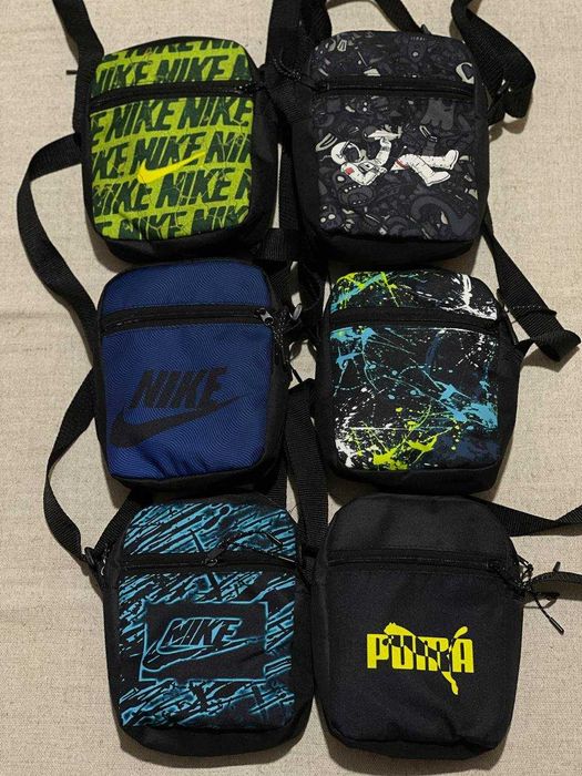Опт 130грн, чоловіча барсетка, месенджер найк,пума, адідас.100+принтів