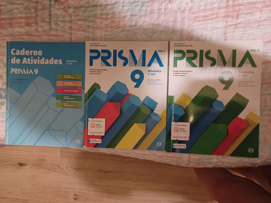 Manual Matemática PRISMA 9 NOVOS + Livro de Fichas