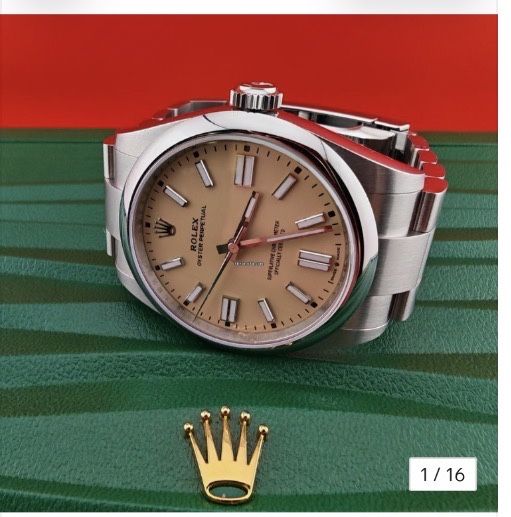 Rolex OP 41 mm beje novo com caixa e documentos