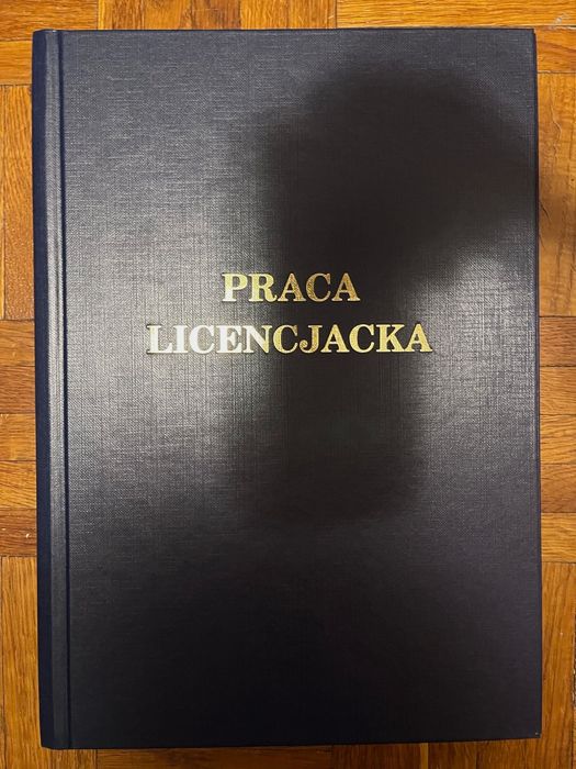 okładki na prace licencjackie i inżynierskie 6 szt.