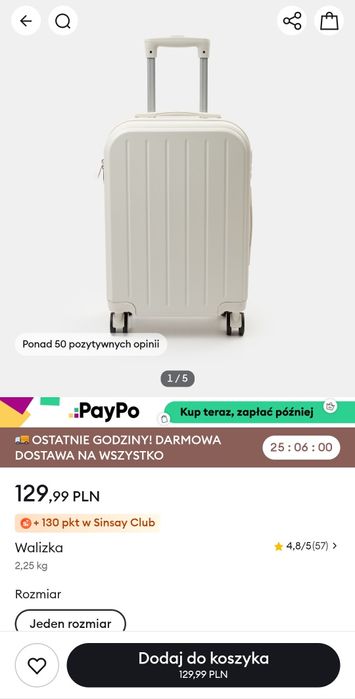 Walizka kabinowa, bagaż podręczny
