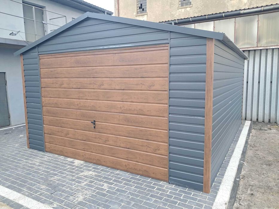 Garaż blaszany 4x6 schowek domek ogrodowy Producent SZYBKA REALIZACJA
