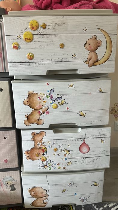 Дитячий комод пластиковий