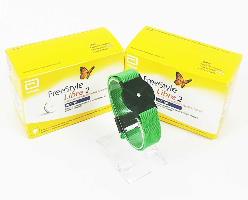 Opaska ochronna na sensor FreeStyle Libre 2 - Jasno Zielona -WYSYŁKA24