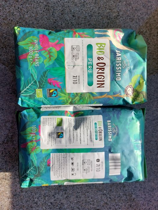 Kawa ziarnista 1kg Barissimo Bio Origi Peru 7/10 Jacobs Dallmayr