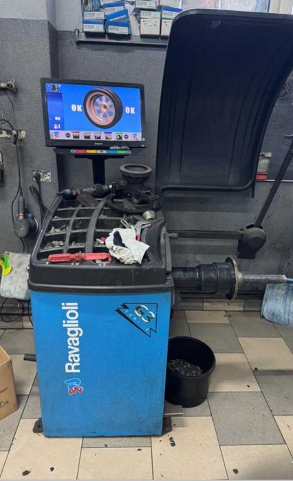 Montażownica + Wyważarka Giuliano 2x Przystawka + Ravaglioli