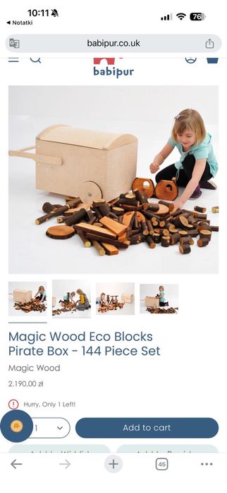 Drewniane klocki Magic Wood
