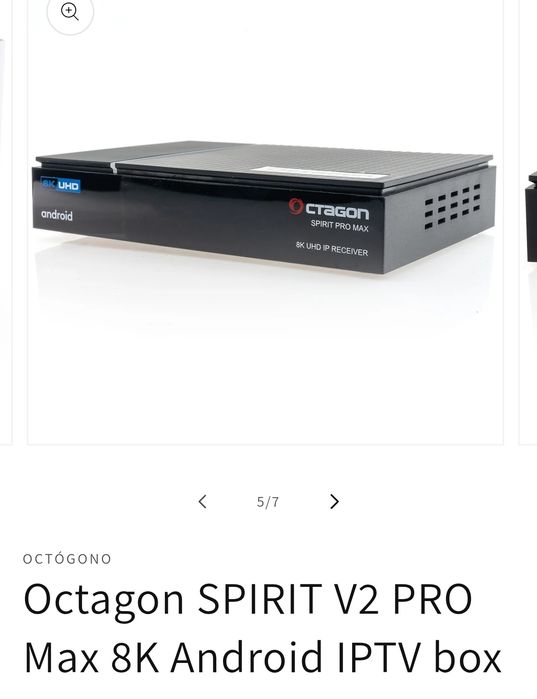 Box octagon spirit pro max 8k com garantia de 30 meses