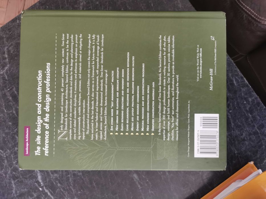 Time-saver standards for LANDSCAPE ARCHITECTURE 2d ed