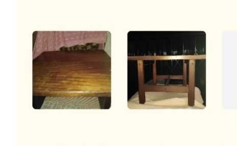 Mesa madeira sólida