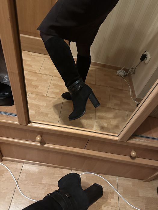 Сапоги/чоботи /на каблуке