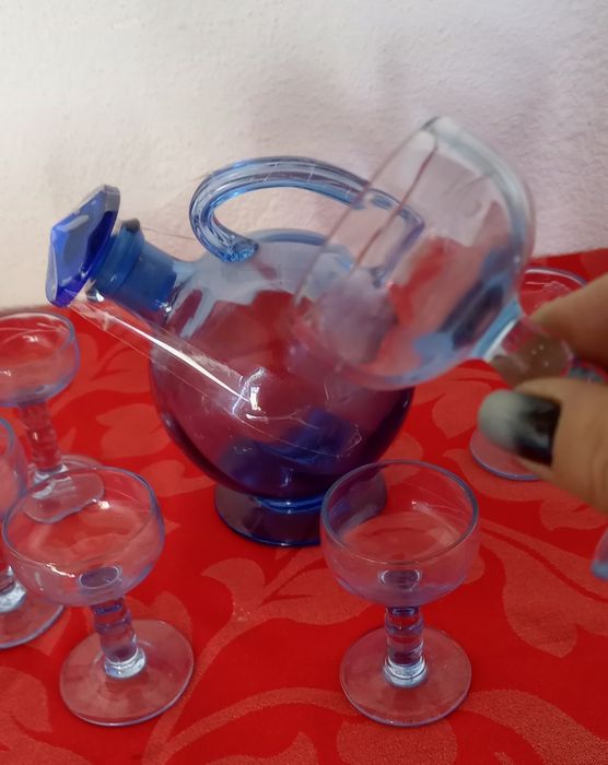 Conjunto de cristal murano lindo