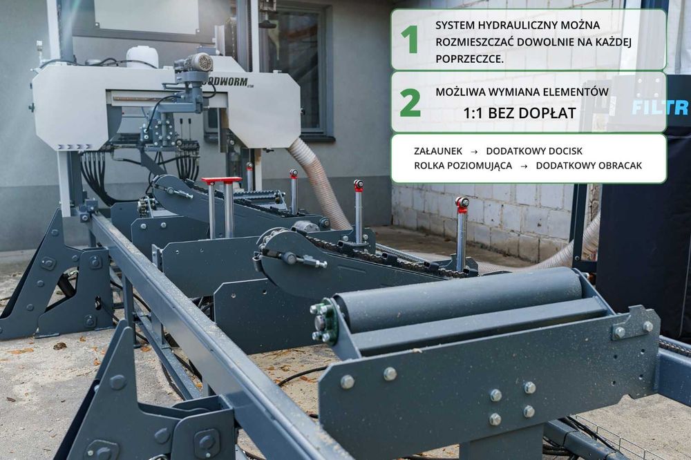 Trak Taśmowy z Pełną Hydrauliką. Możliwość przetestowania. Masywny