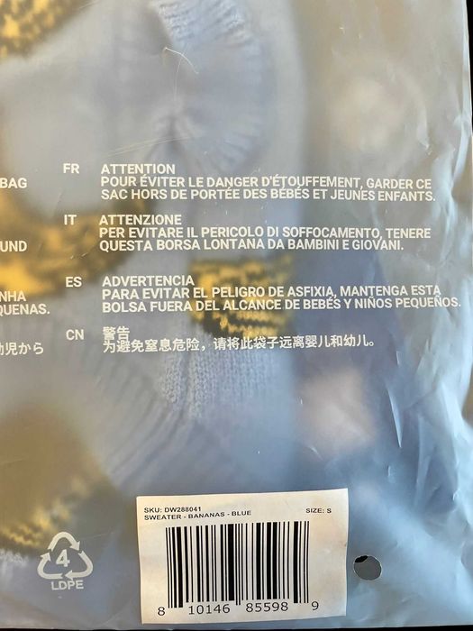 Camisola para cão tamanho S - com etiqueta - NOVA