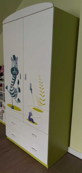 Szafa dziecięca meblik safari zebra