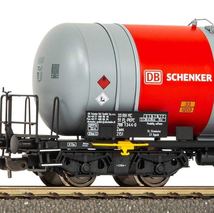 PIKO H0 (58463) - Wagon cysterna 406Rb PL-DB Ep. VI