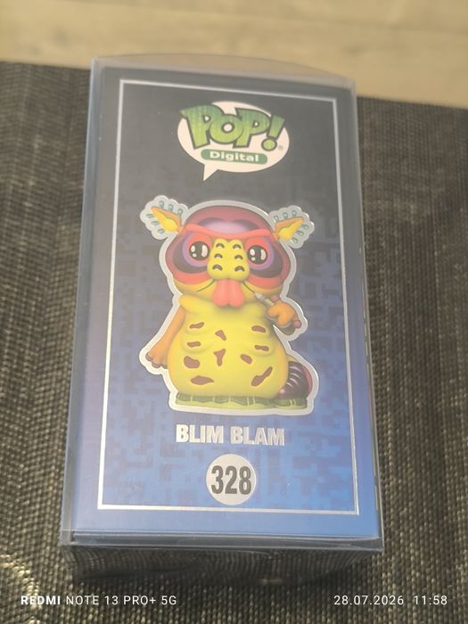 Funko pop Rick and Morty blim blam nft digital