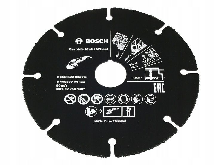 Bosch Uniwersalna Tarcza Carbide Multi Wheel 125mm/1,0mm