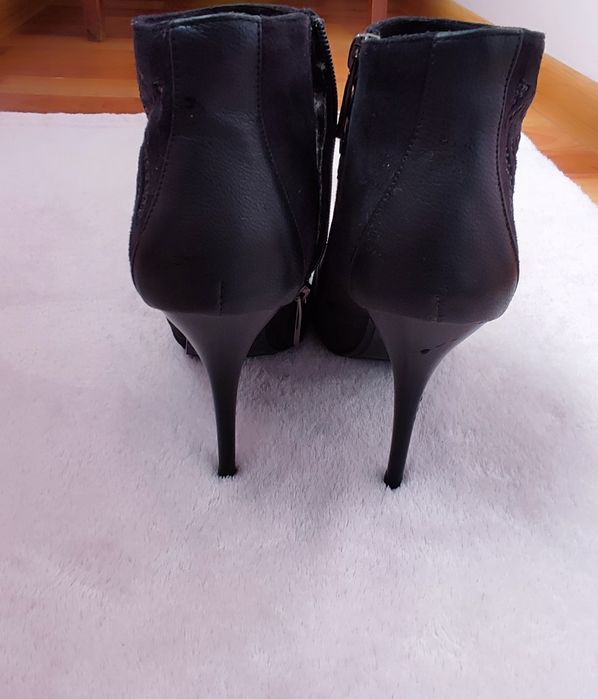 Ботильоны замшевые