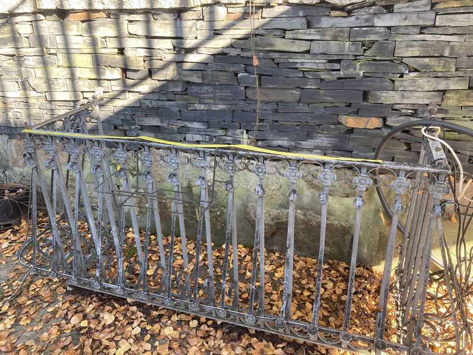 Varanda ferro galvanizado antiga