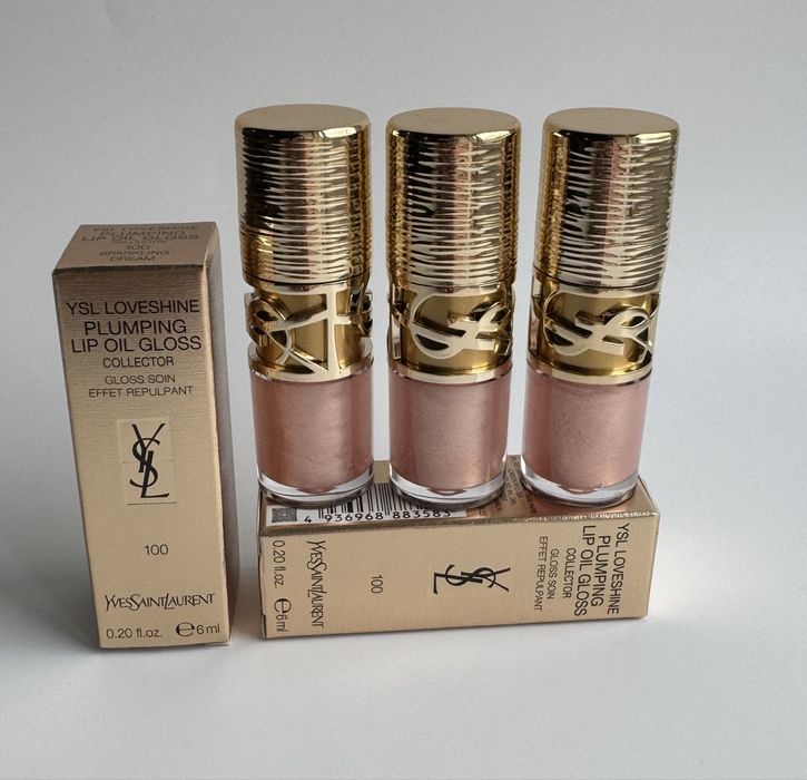 Блиск олія для губ YSL лімітовані відтінки