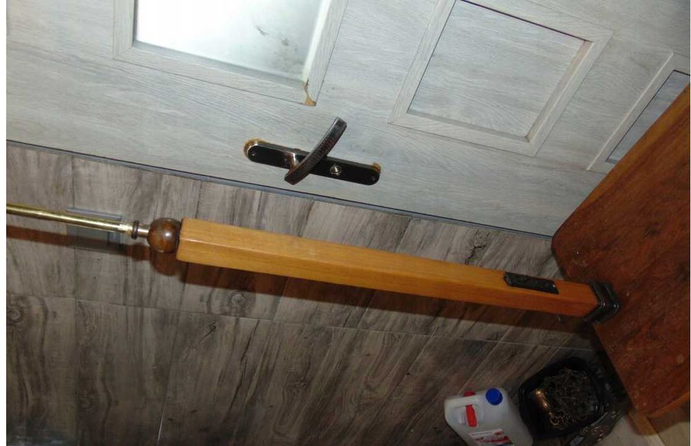 Lampa podłogowa,stojąca,art deco,drewniana