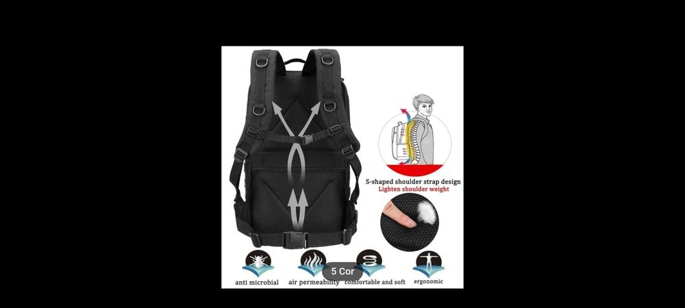 Mochila Militar tática 45l- portes grátis