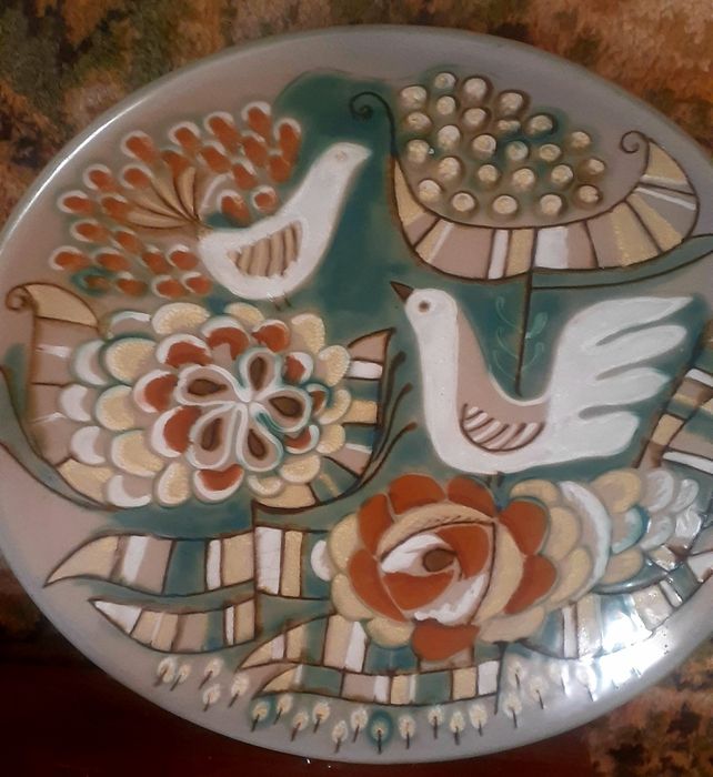 Кераміка, блюдо лксф 36см, глечик косівський