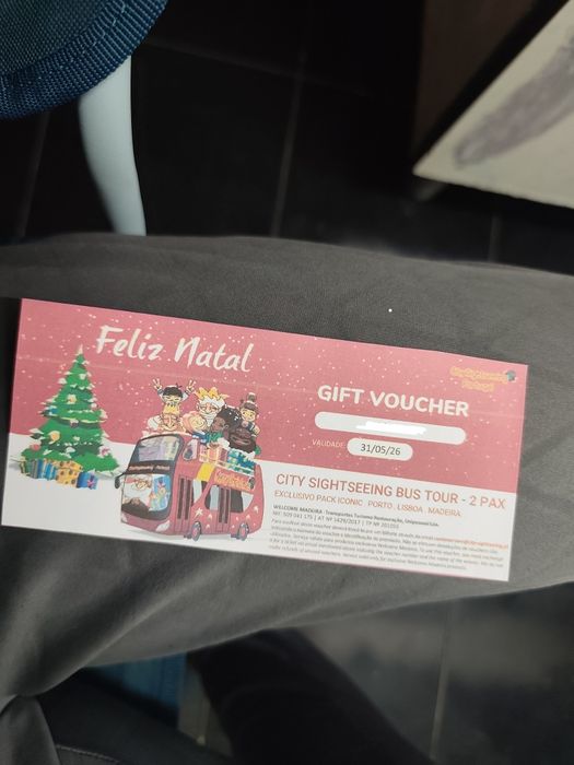 Voucher City Sightseeing Bus Tour - 2 pessoas