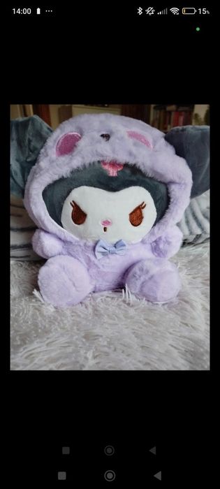 Pluszak Hello Kitty Sanrio Kuromi w kolorze fioletowym