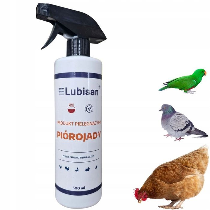 lubisan piórojady 500ml dla gołębi kur drobiu papug