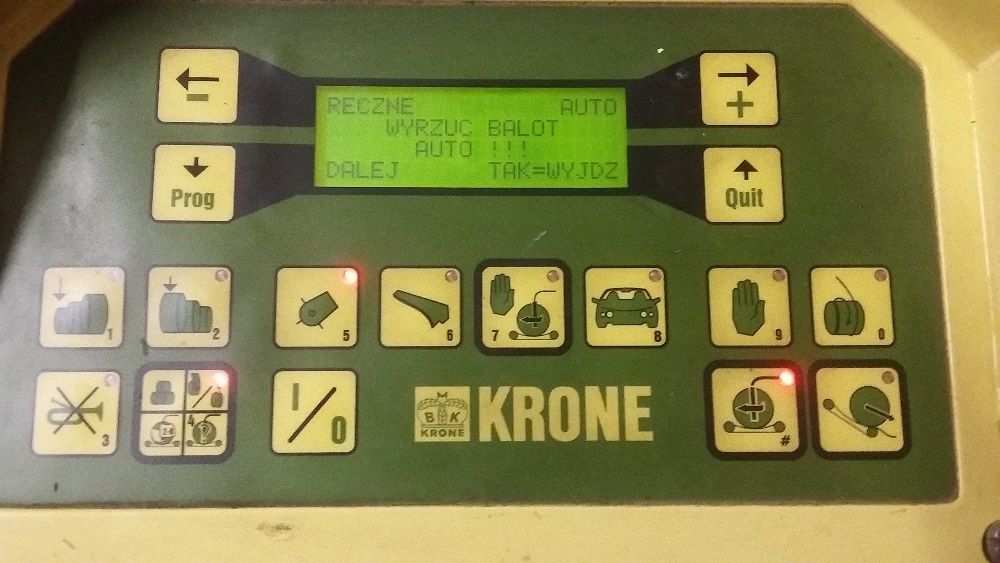 KRONE Komputer Pilot Sterownik Pulpit naprawa JEZYK POLSKI KRONE COMBI