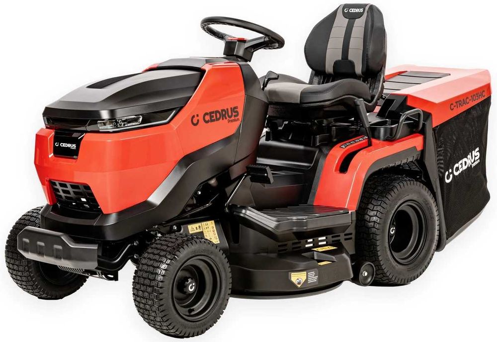Traktorek ogrodowy Cedrus Premium C-TRAC-103HC | 18 KM | 2 cylindry