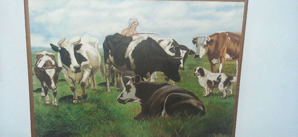 Pintura a óleo em tela