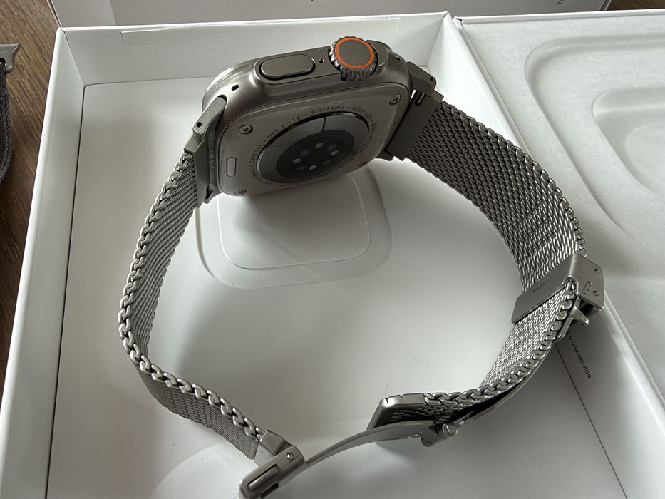 Apple Watch Ultra 1 49mm Titanium LTE | bateria 88% | komplet + 2 paski