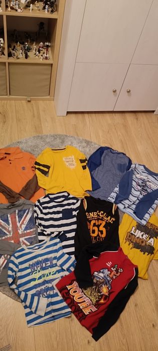 Ogromny zestaw ubrań paka chłopiec chłopak 122/128