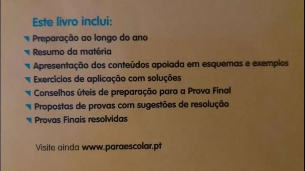 Livro Preparação para a Prova Final Português - 6º Ano