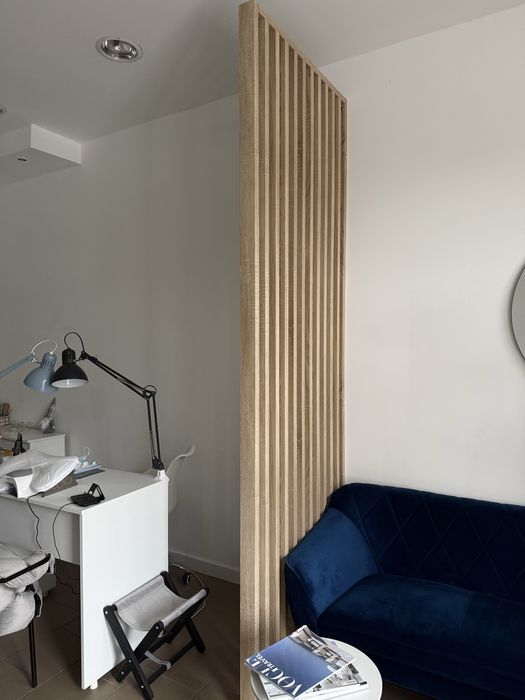 Ścianka z lameli, śćianka drewniana,  gotowy zestaw dąb Sonoma