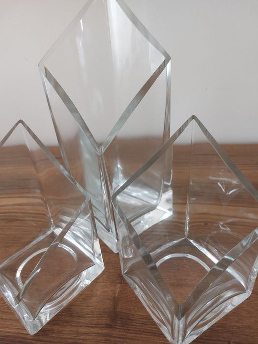 Conjunto de 3 peças de vidro