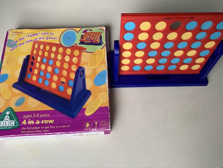 Настольные игры ELC 4 в ряд фетровые фигурки