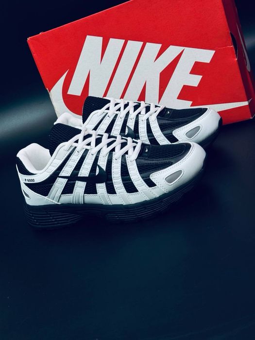 Мужские красовки найк 6000 Найки ОСЕНЬ кожаные молодежные кросивки Nike P-6000 кожаные красивки Кроссовки мужские найк