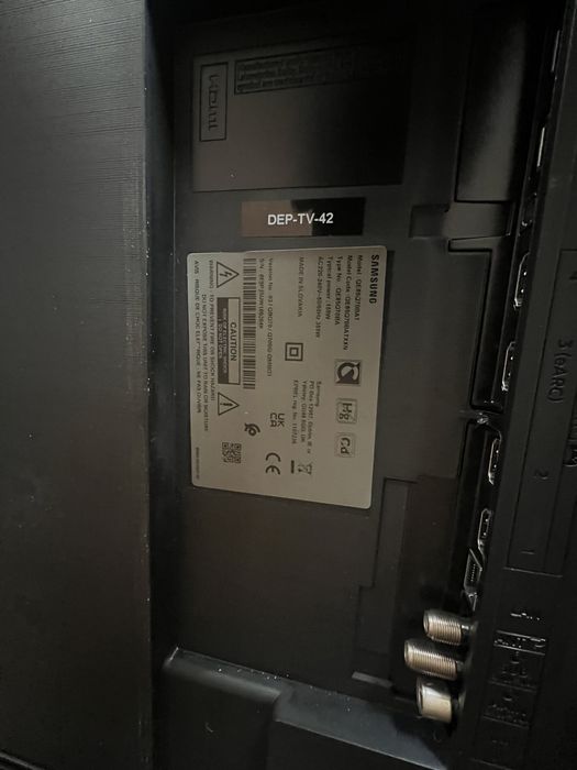 Tv samsung 85” partida