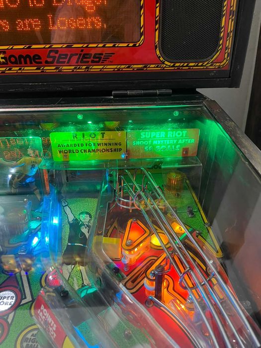 Máquina Pinball/Flipper Gottlieb World Challenge Soccer