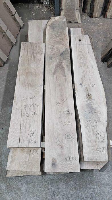 Deski dębowe loft żywica rustykalny