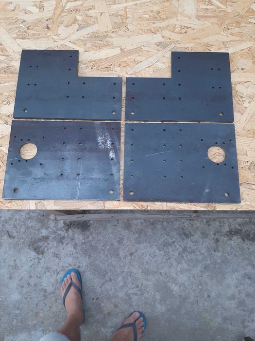 diversas material para cnc