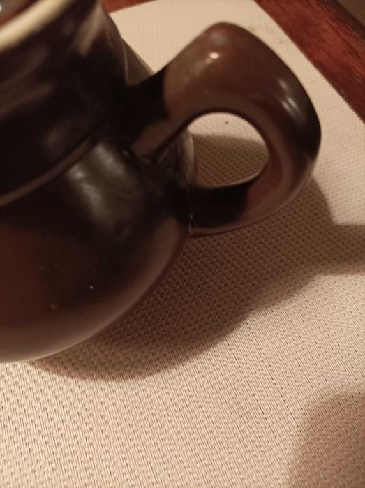 Bochnia stary czajniczek porcelitowy do parzenia herbaty PRL