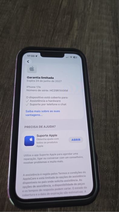 Iphone 17e novo 256 gb
