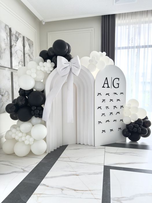 Dekoracje balonowe, ścianki balonowe, tło do zdjęć